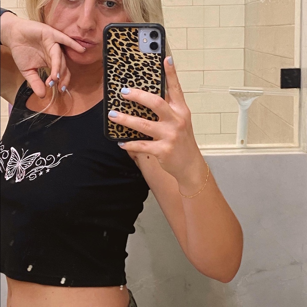 Y2K style crop top